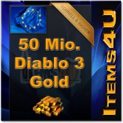50 Mio. 50 Mil. Diablo 3 Gold (50000K D3 Gold)