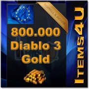 800000 Diablo 3 Gold (800K D3 Gold)