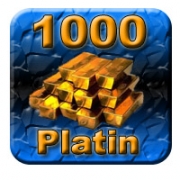 1000 Guild Wars Platin (GW Platinum)