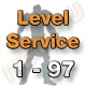 Level Service 1 to 97 (Unskilled Character)