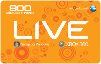 800 Microsoft Punkte Xbox Live EU