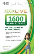 Xbox Live 1600 Microsoft Points US