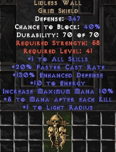 Lidless Wall - 130% ED & 5 Mana - Perfect