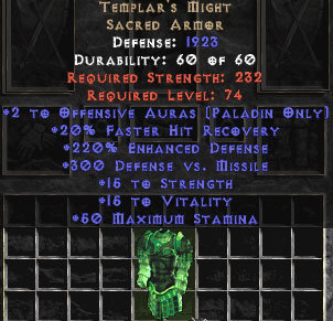 Templar's Might - 2/220/15/15/300