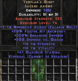 Templar's Might - Ethereal - 2/220/15/15