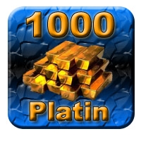 1000 Guild Wars Platin (GW Platinum)