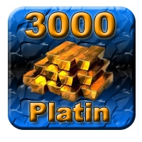 3000 Guild Wars Platin (GW Platinum)
