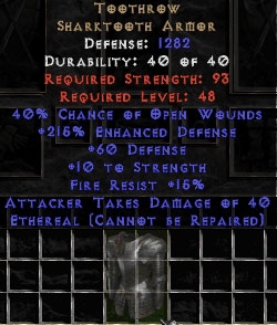Toothrow - Ethereal - 40 ATD/1048-1297 Defense