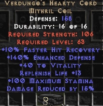 Verdungo's Hearty Cord - 15/40/140