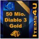 50 Mio. 50 Mil. Diablo 3 Gold (50000K D3 Gold)